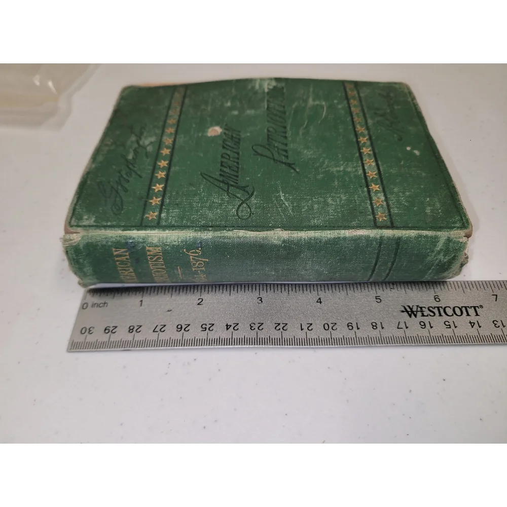 RARE AMERICAN PATRIOTISM Peabody 1st Edition 1886 P Lincoln FAIR SEE PICS